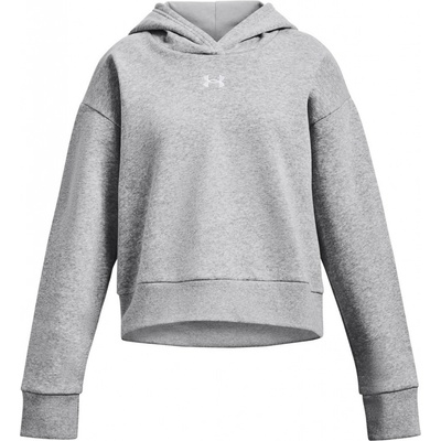 Under Armour Rival Fleece Crop Hoodie K šedá