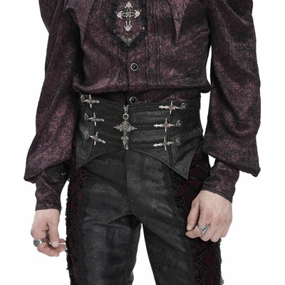 korzet DEVIL FASHION Gothic Retro černá