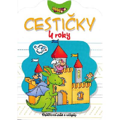 Cestičky 4 roky - Vzdělávací sešit a nálepky - Anna neuveden