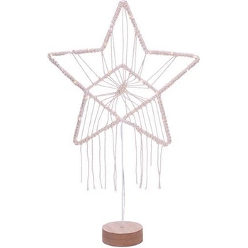 Solight LED vianočný lampáš biely 33cm 3x LED sviečka 3x AAA 1V266