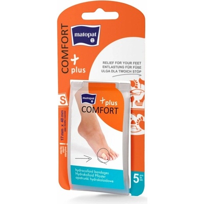 Matopat Comfort Plus hydrokoloidní náplast S 17x48mm 5ks