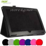 Acer Aspire Switch 10 Wallet Кожен Калъф + Стилус