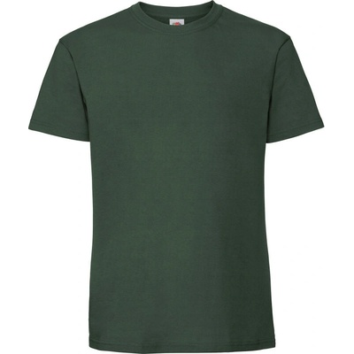 Fruit of the Loom tričko Iconic 195 T krátký rukáv pánské COT16142254001-bottle green