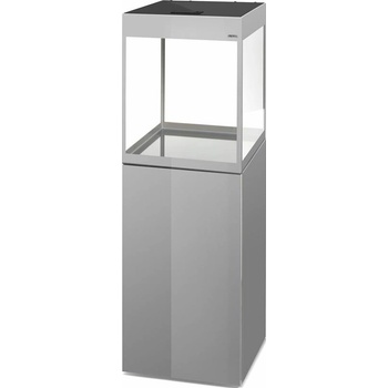 Aquael Glossy Cube akvarijný set sivý 135 l