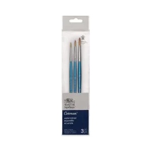 Winsor & Newton Четка синтетична Cotman серия 222/555 №0-4-8 3бр