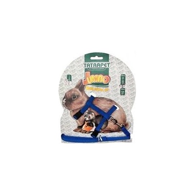 Tatrape MINI postroj a vodítko pro králíka 10 mm x 16 - 22/120 cm modrý