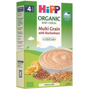 Hipp Био инстантна безмлечна многозърнеста каша Hipp - С елда, 200 g (AL30407-01F) - baby