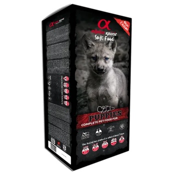 Image 1 of Alpha Spirit Puppy SEMI-MOIST Copmplete - Полу-суха храна за кученца до една година от всички породи с пиле и риба 9 кг (45х200гр), Испания 3004209