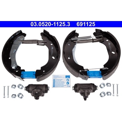 ATE Sada brzdových čelistí Original ATE TopKit 03.0520-1125.3