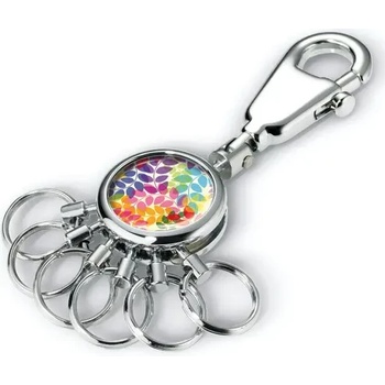 Image 1 of TROIKA Ключодържател Troika-COLOURFUL LEAVES, многоцветен (#KYR01-A084)