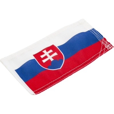 Vlajka SR na motorku - Scandiflag vlajka - 22 x 11 cm - tunel