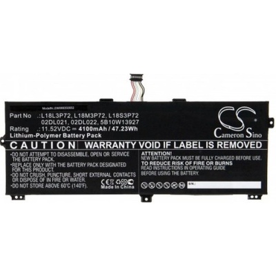 Батерия за Lenovo ThinkPad X390 Yoga, 4100 mAh (888202852)