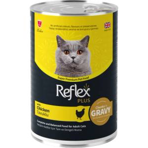 Lider Pet Food Консерва с пилешко за израснали котки - хапки в сос 400гр