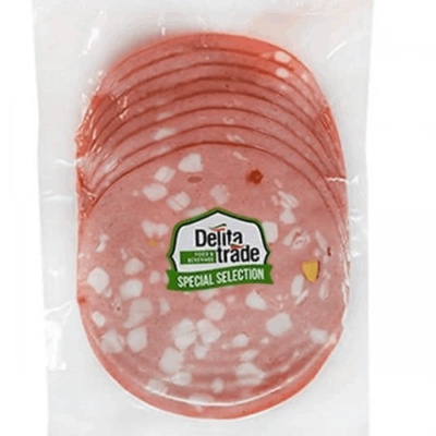 Мортадела с шам фъстък слайс Delita trade 250гр