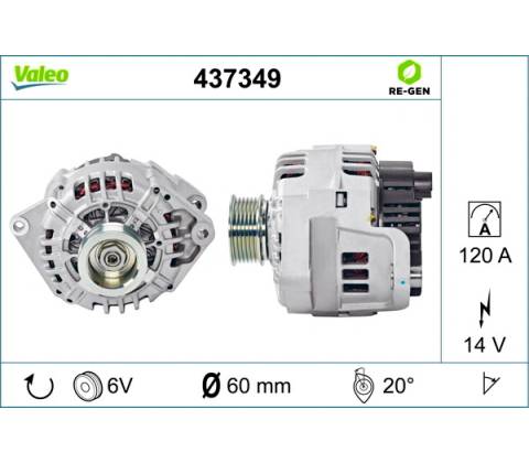 Alternátor VALEO 437349
