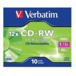 Verbatim CD-RW, презаписваем, 700 MB, 12x, с покритие против надраскване, в кутия, office1_2065120052