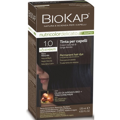 Biosline Barva na vlasy 1.0 Přírodní černá 135 ml