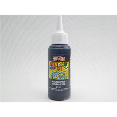 Koh-i-noor Slupovací barva na sklo 9742016 černá kontura 60ml – Hledejceny.cz