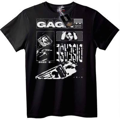 NOONEBRAND Тениска GAGA БОЛЕСТ - 3XL, White