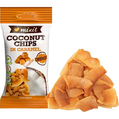 Mixit kokosové chipsy karamel 60 g