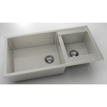 Image 1 of FAT Мивка Vanguard 235, Polymer marble, 11 Сив гранит, с включен сифон