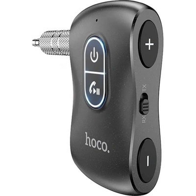 hoco. E73 PRO Bluetooth FM предавател с 3, 5 мм жак v5.0, четец на карти microSD + кабел Type-C, черен E73_PRO_JOURNEY (E73_PRO_JOURNEY)