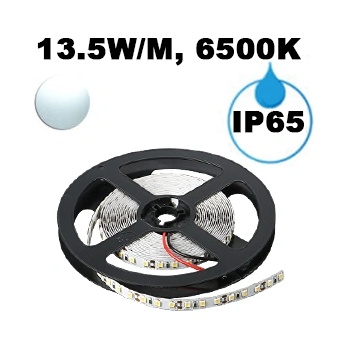 Image 1 of UltraLux Led ЛЕНТА, 13.5w/m, 6500k, 12v dc, smd5050, 60 leds/m, ip65 (ngw5060w)