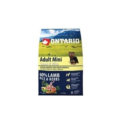 Ontario Adult Mini Lamb & Rice 6,5 kg