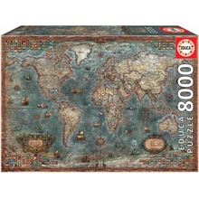 Educa Historical World Map 8000 dílků