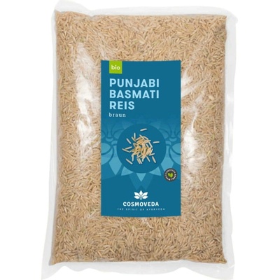 Cosmoveda Bio hnědá rýže Punjabi Basmati 1 kg