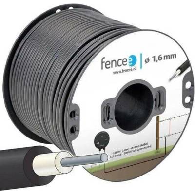 VNT electronics s.r.o. Vysokonapěťový hliníkový kabel s průměrem 1,6 mm pro elektrický ohradník - 30 m