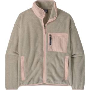 Patagonia Дамско поларено яке Patagonia Women's Synch Jacket Fleece jacket - Oatmeal Heather / Pink Frost - размер XS (105-4155-2511)