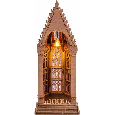 ROBOTIME Rolife 3D drevené puzzle Geometrická katedrála LED 112 ks