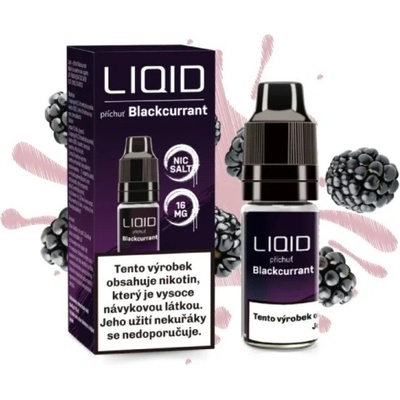 LIO Liqid Salt Blackcurrant Černý rybíz 10 ml 16 mg