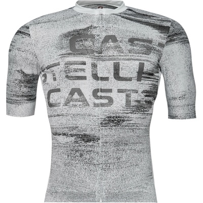 Castelli Stratus Logo jersey White/ Smoky gray
