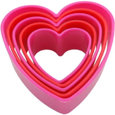 Zenker Комплект форми за изрязване на тесто - сърце Zenker 5 броя (684747)