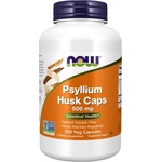 NOW NOW Psyllium Husk 500mg, 200 Veg Capsules