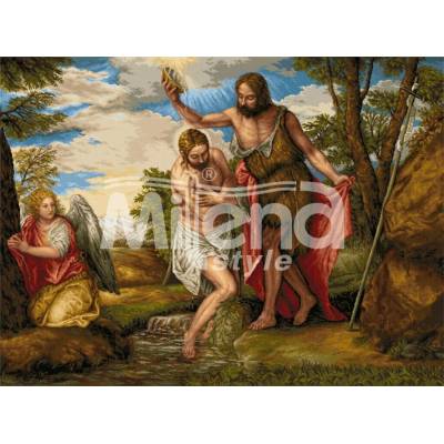 Milena Style Кръщение Христово - гоблен със схема конци Ariadna 1: 1