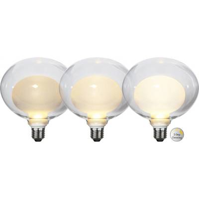 STAR TRADING LED žárovka Space E27 3,5W G150, opál, 3-step dim 366-34