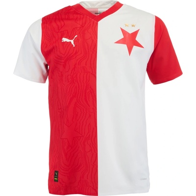 Chlapčenský dres Puma SKS HOME SHIRT REPLICA JR Červená Biela