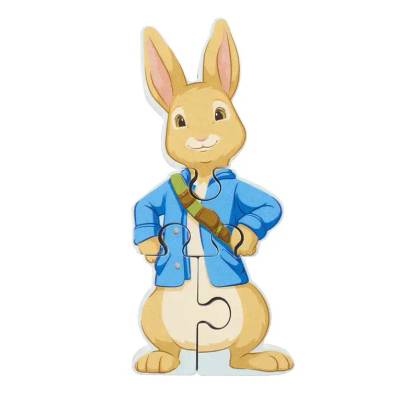 Дървен мини пъзел Peter Rabbit