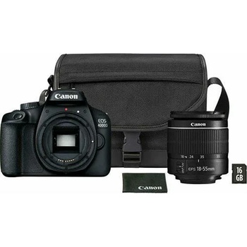 Image 1 of Canon EOS 4000D + EF-s 18-55mm III Travel kit