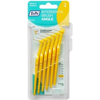 TePe Интердентални четки Angle, 0.7 mm, размер 4, 6 броя