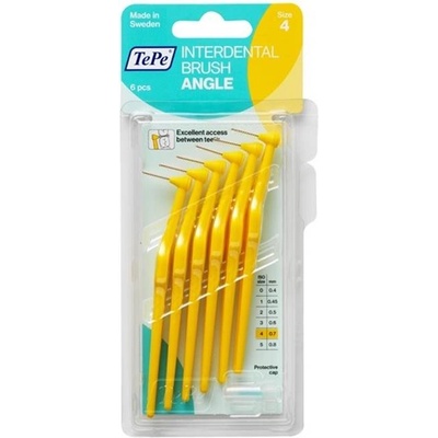 TePe Интердентални четки Angle, 0.7 mm, размер 4, 6 броя