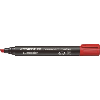 Image 1 of STAEDTLER Маркер Staedtler Lumocolor 350, ск. връх, червен (21123-А-ЧЕРВЕН)