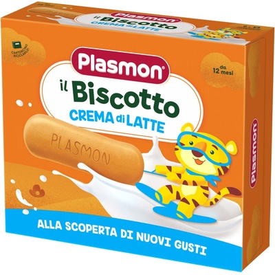 Plasmon БИСКВИТИ ЗА ДЕЦА СЪС СМЕТАНА Plamson, 12+М (1715)