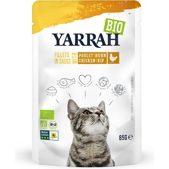 Yarrah Bio filety kurací gravy 28 x 85 g