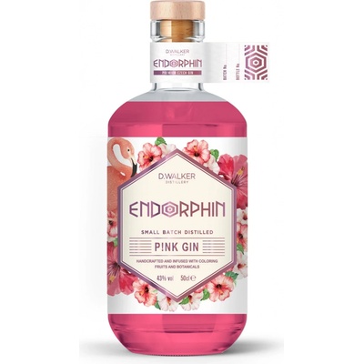 Endorphin P!nk Gin 43% 0,5 l (holá láhev)