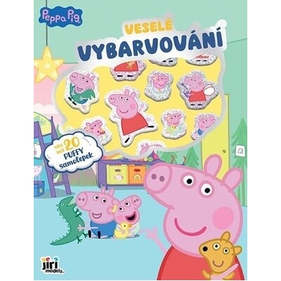 Veselé vybarvování se super samolepkami Prasátko Peppa