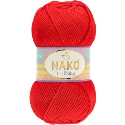 Nako Elit Baby 207 svetlo červená